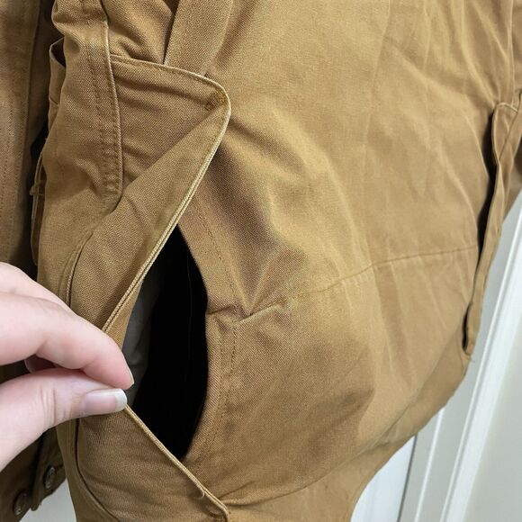 Vintage Redhead Bone Dry Canvas Hunting Field Jacket Game‎ Pocket USA Made Sz 40 - Picture 6 of 14